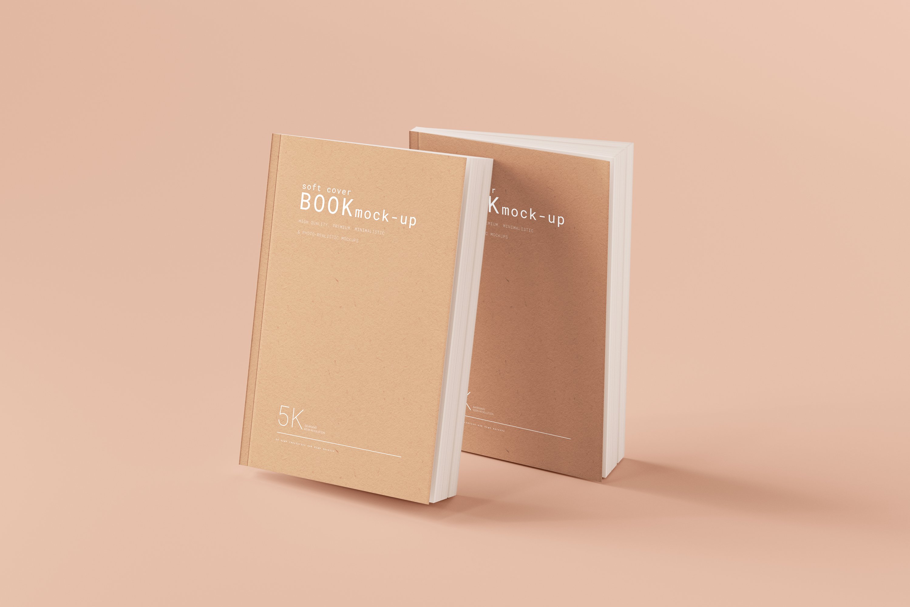 Soft Cover Book Mockups cover image.