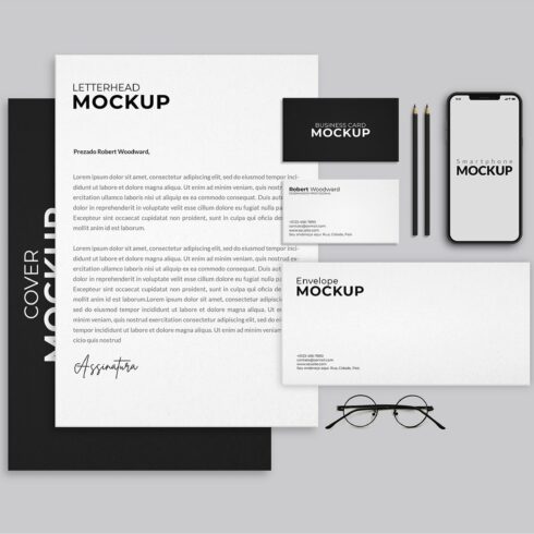 Stationery & Branding Mock-up Vol.02 cover image.