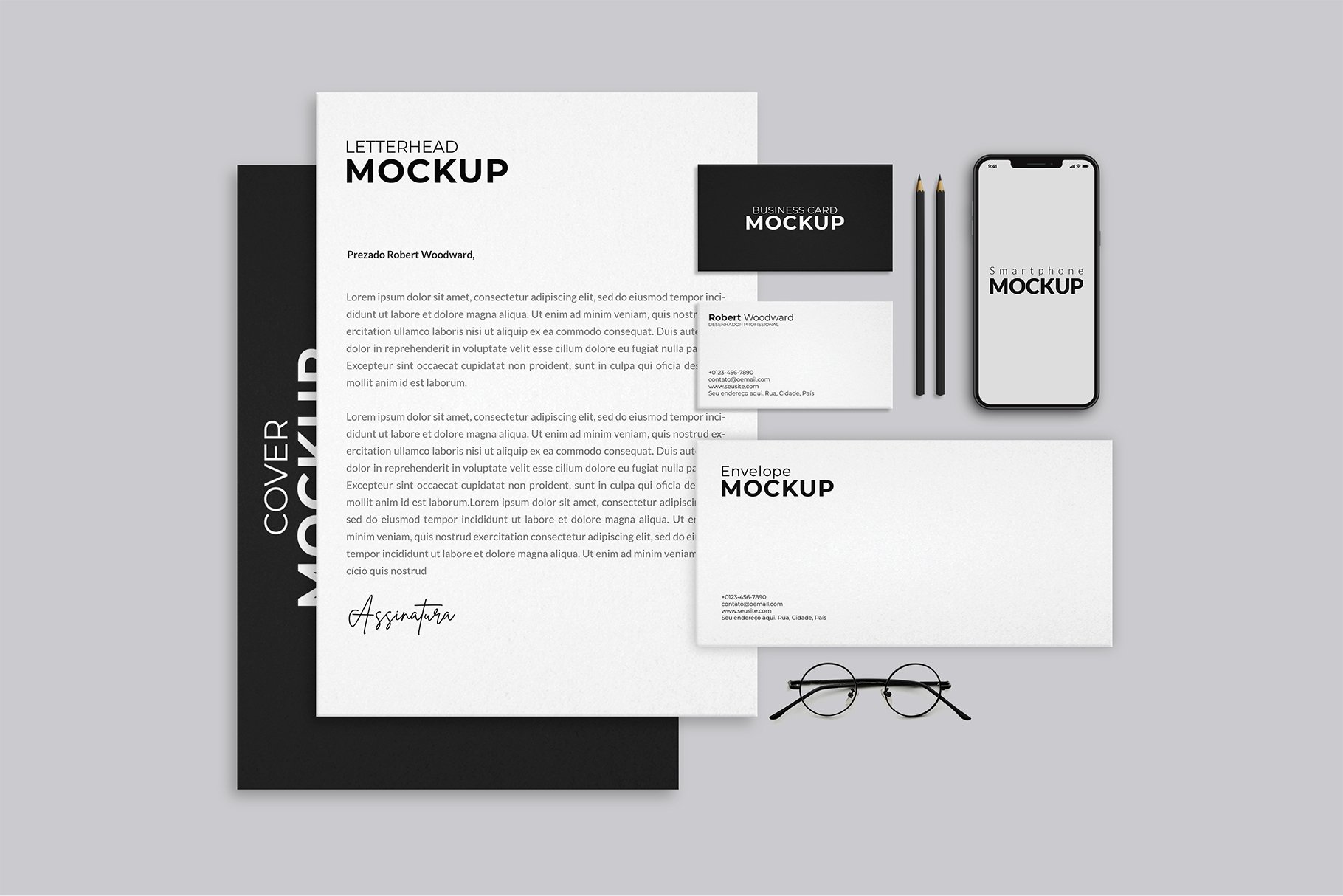 Stationery & Branding Mock-up Vol.02 cover image.
