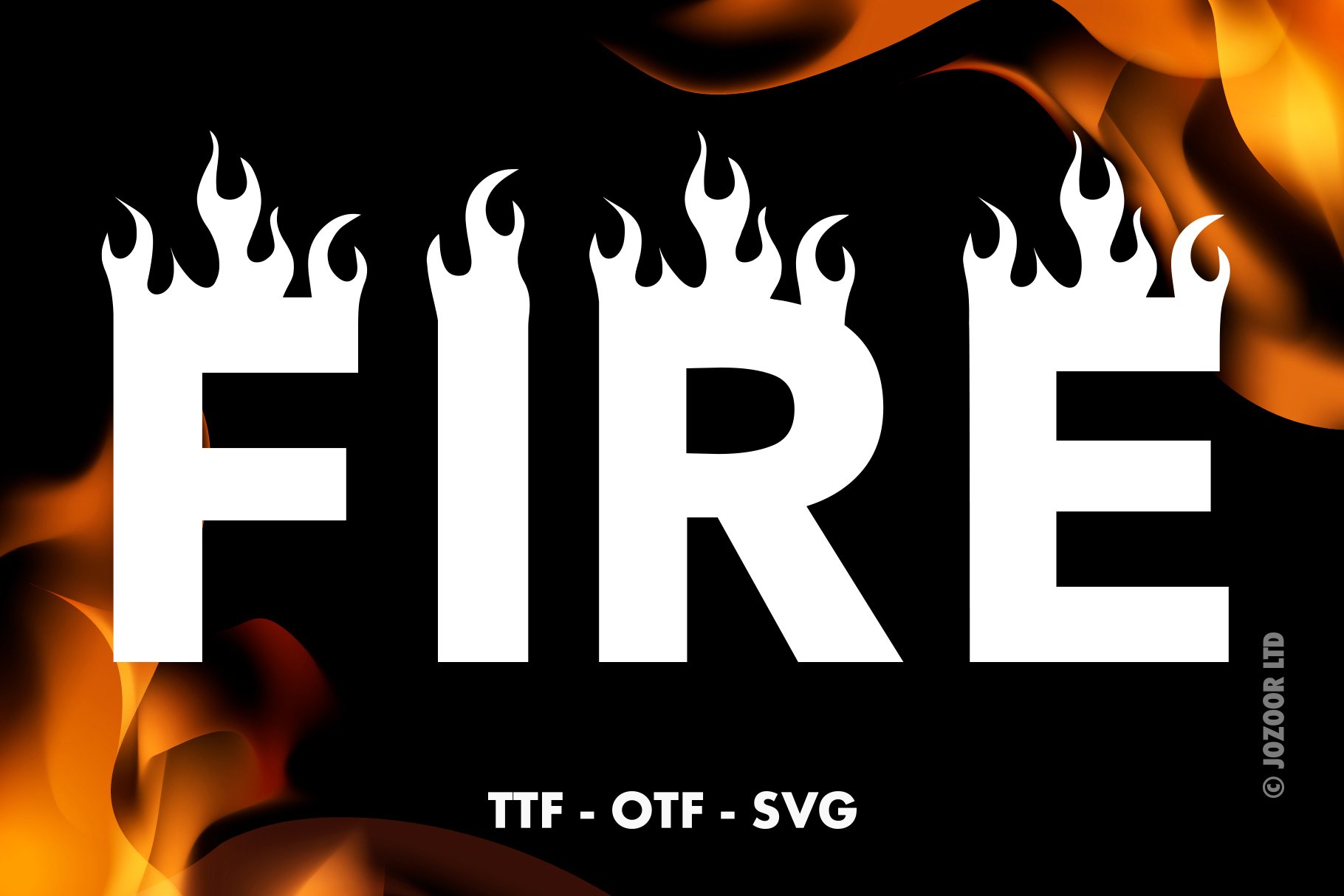 Fire Font cover image.