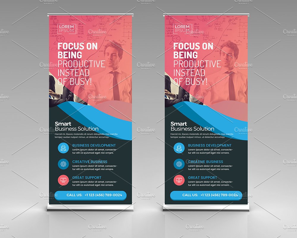 Corporate Roll Up Banner preview image.