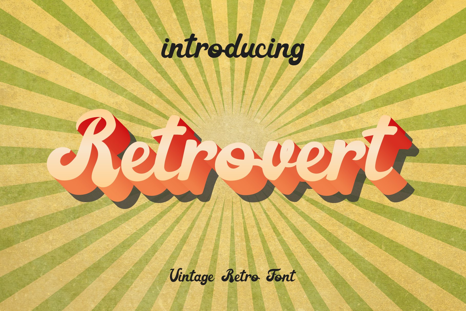 Retrovert Vintage Groovy + Bonus cover image.
