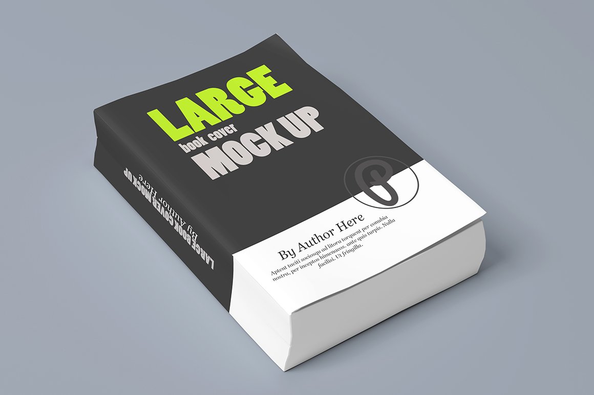 Large Book Cover Mockups preview image.