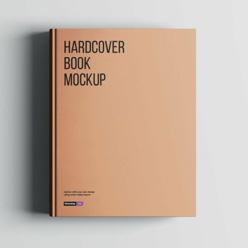 10 Hardcover Book Mockups cover image.