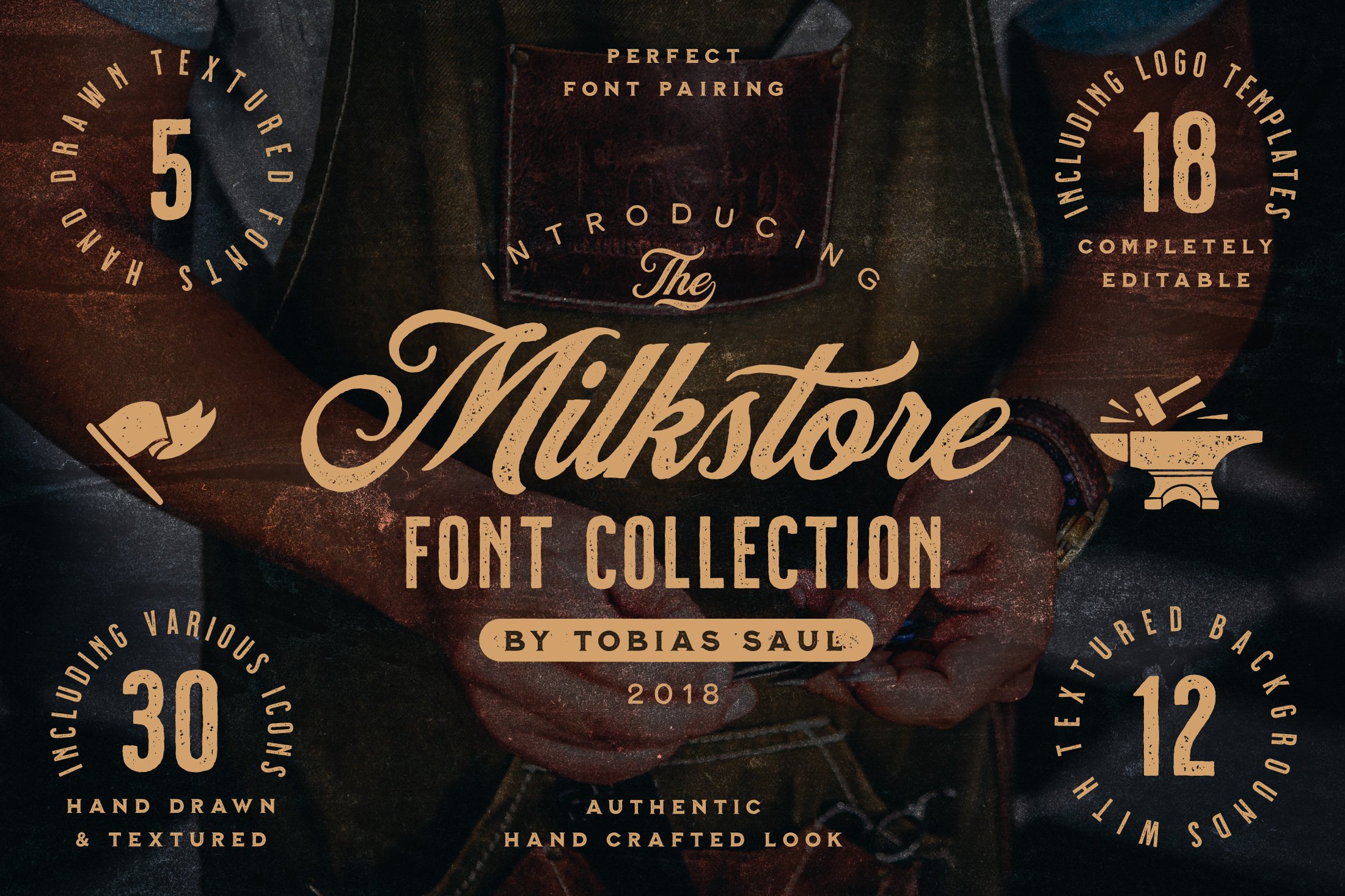 Milkstore Font Collection cover image.