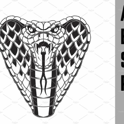 Whistling Cobra - Snakes Kids Coloring Pages