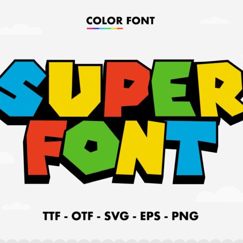 Super Color SVG Font cover image.