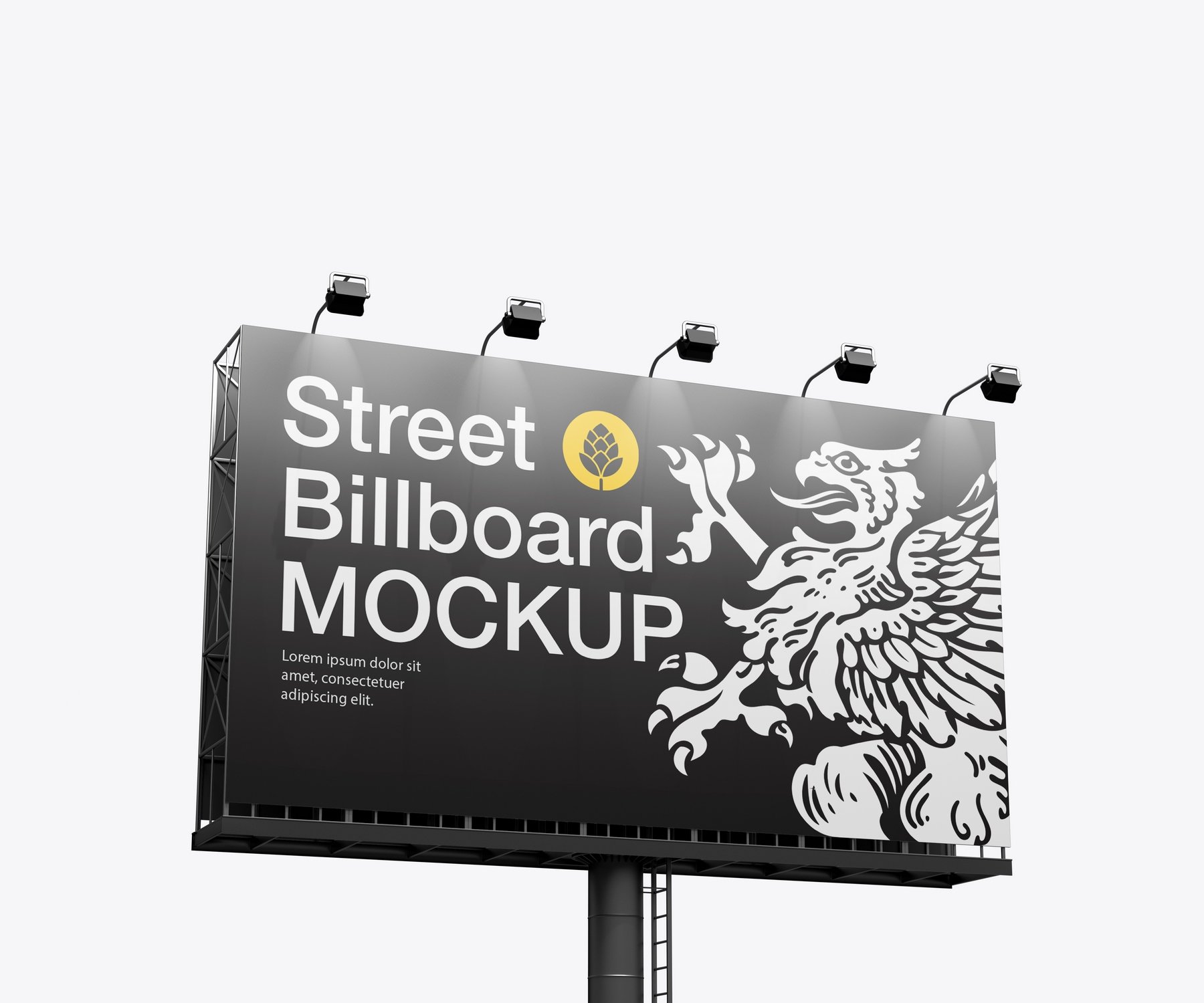 Outdoor Billboard Mockup preview image.