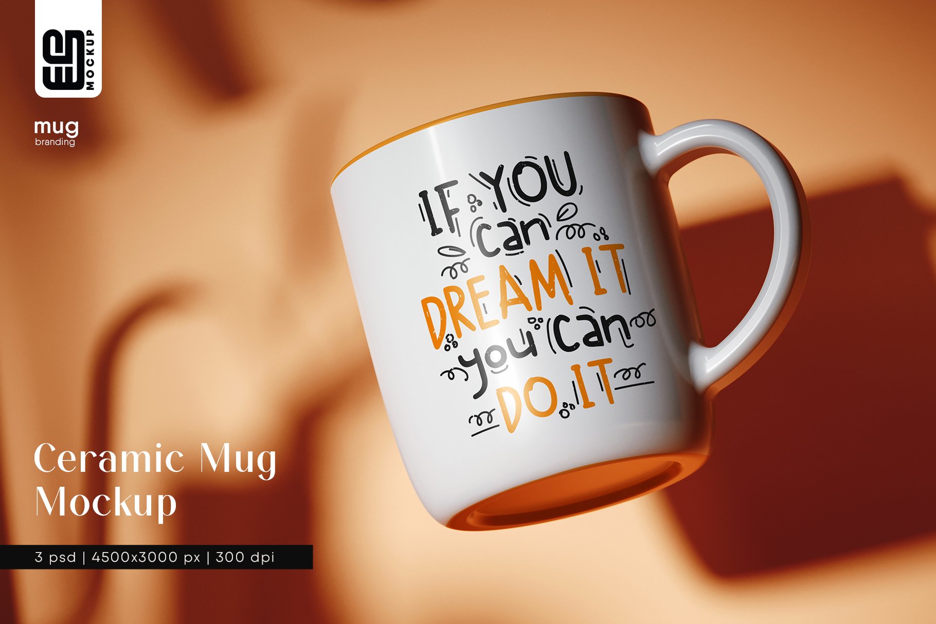 Ceramic Mug Mockup cover image.