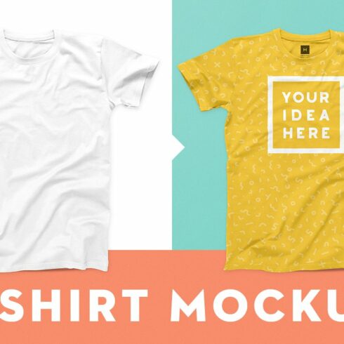 T-Shirt Mockup Template cover image.