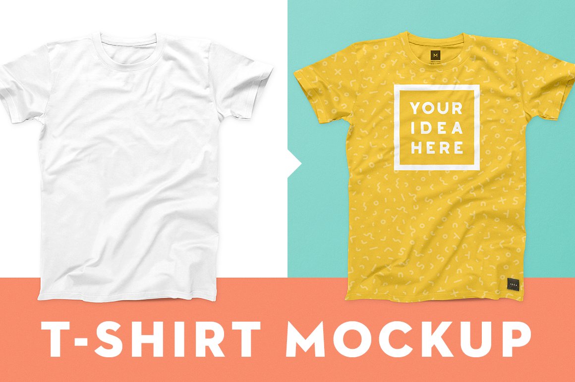 T-Shirt Mockup Template cover image.