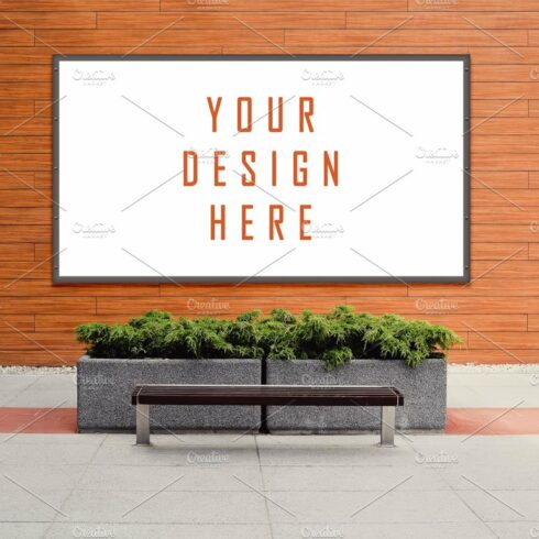 Street Billboard Mockup Template cover image.