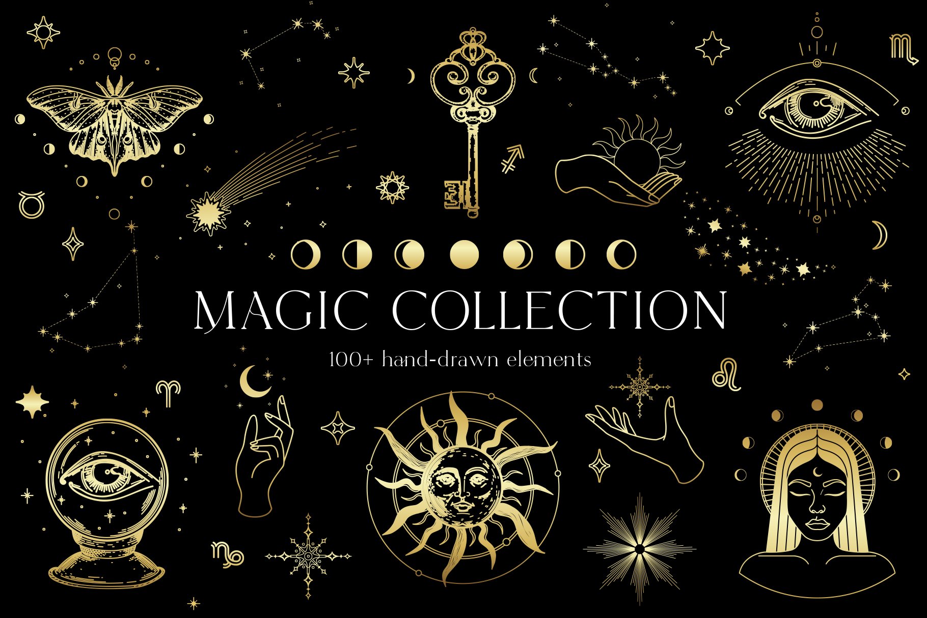 Magic Collection Set - Sun Moon Hand cover image.