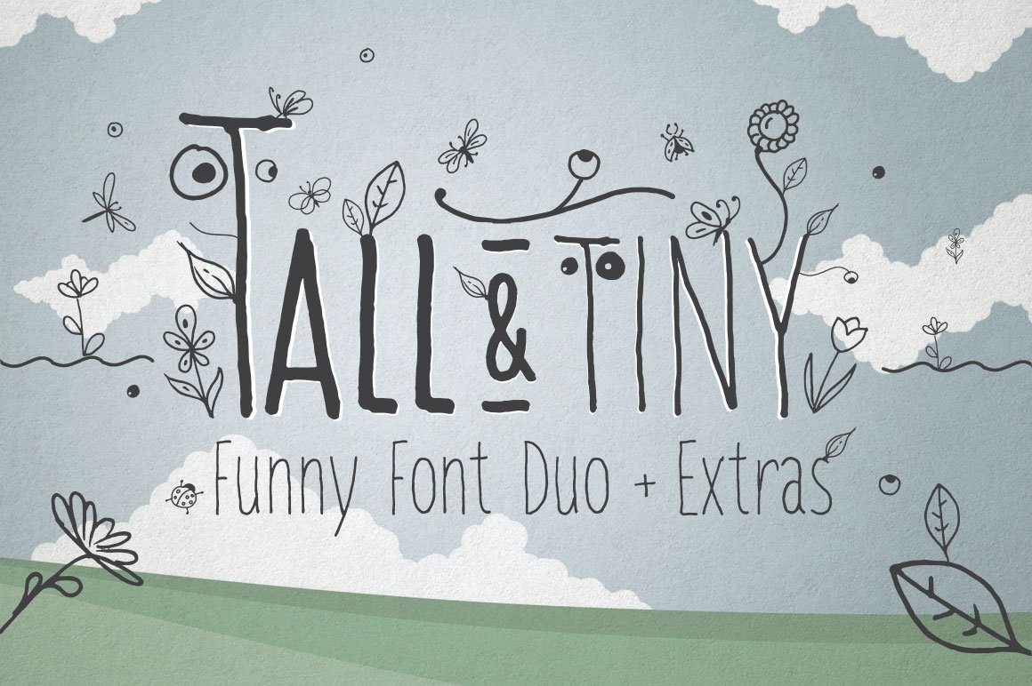 Tall & Tiny Font Duo cover image.