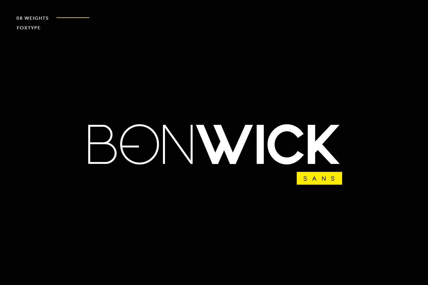 Bonwick Typeface cover image.