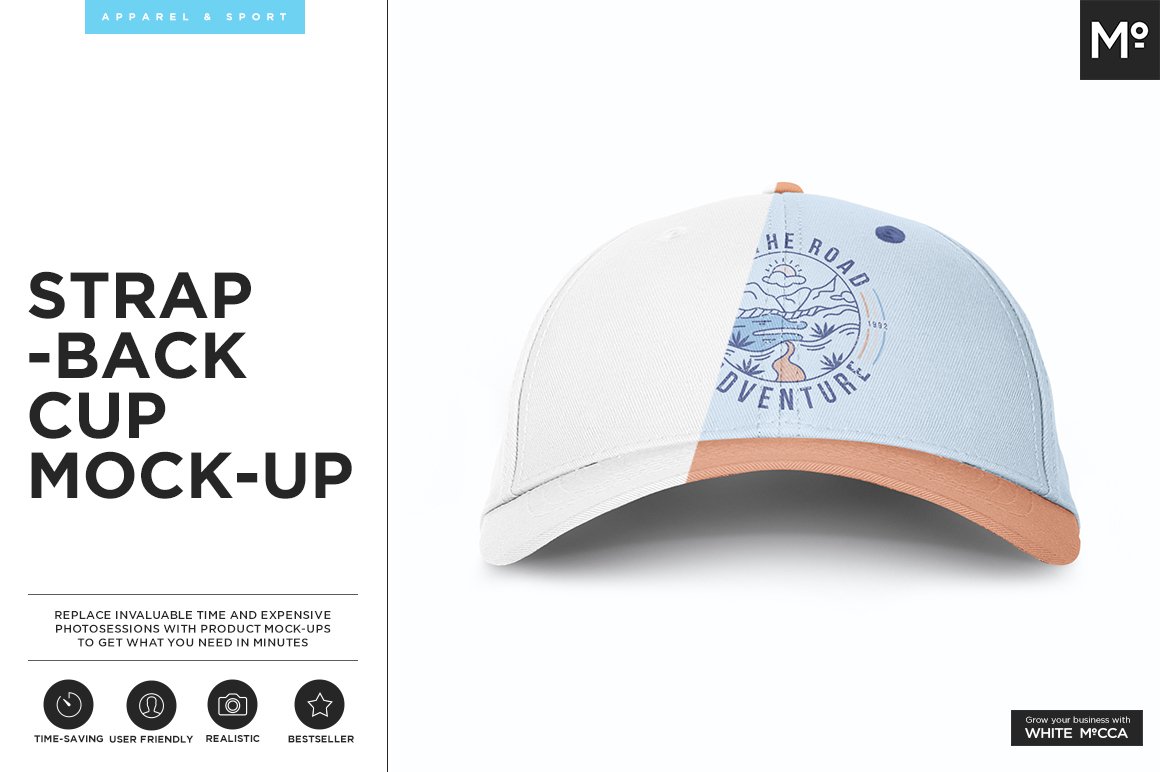 Strapback Cap Mock-ups Set cover image.