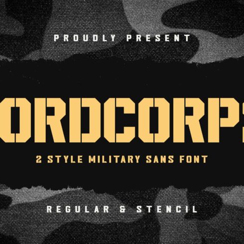 Lordcorps - 2 Style Military Sans cover image.