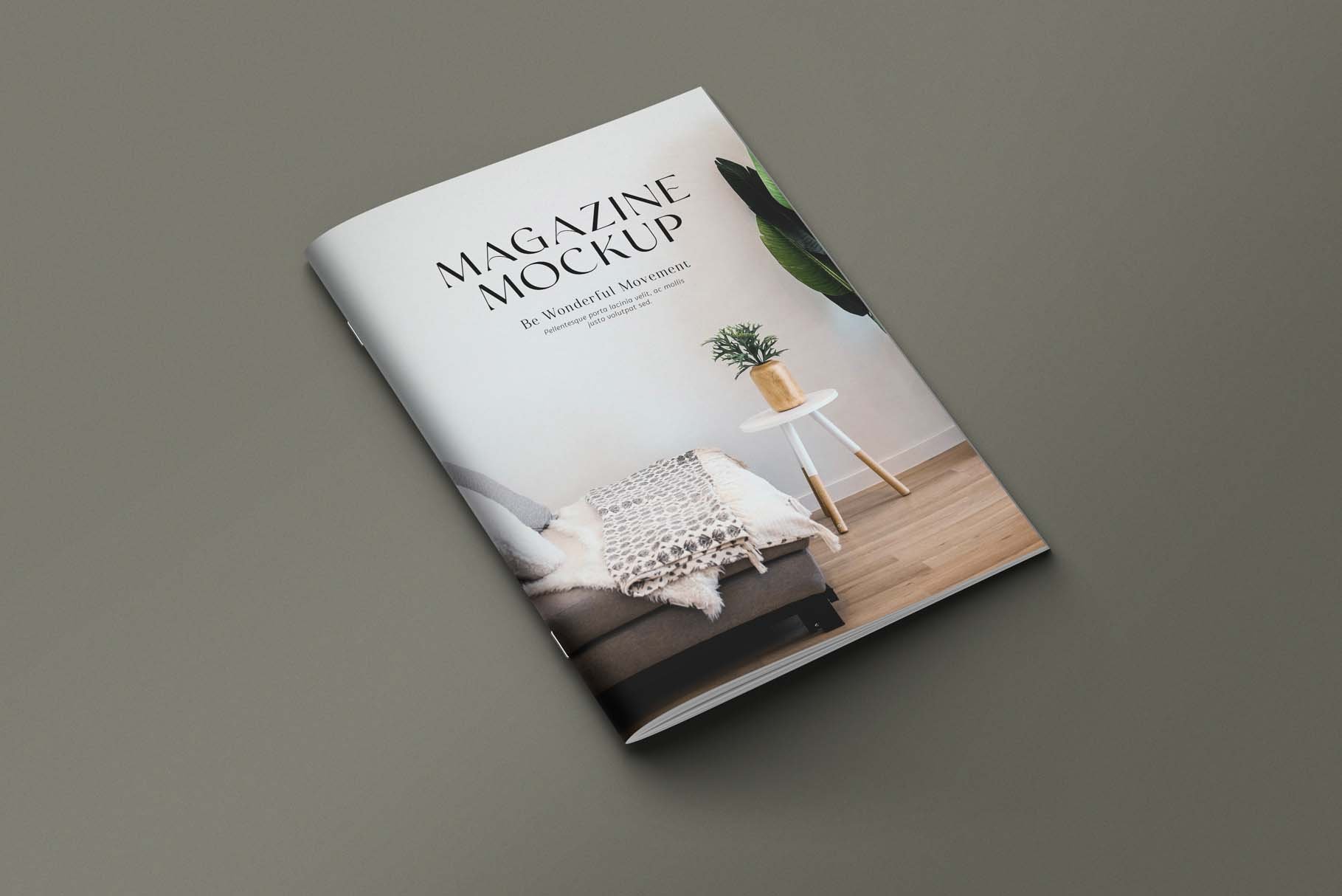 Magazine - A4 Brochure Mockups preview image.