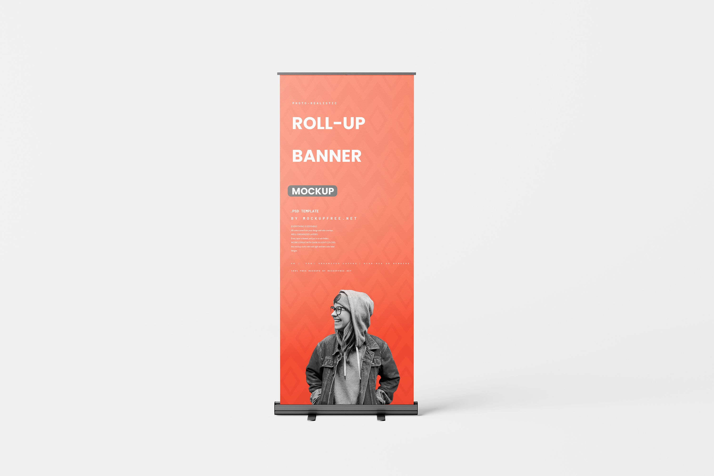 Roll-up Banner Mockups preview image.