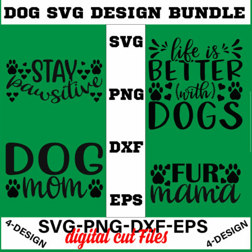 Dog Bundle SVG, Dog Mom Svg, Dog Lover Svg, Cricut Svg, Dog Quote, Funny Svg, Pet Mom Svg, Cut Files Volume-02 cover image.