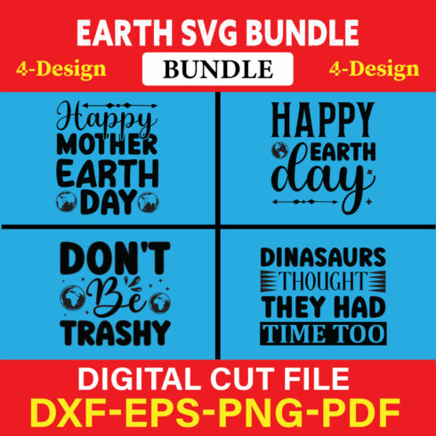 Earth T-shirt Design Bundle Vol-5 cover image.