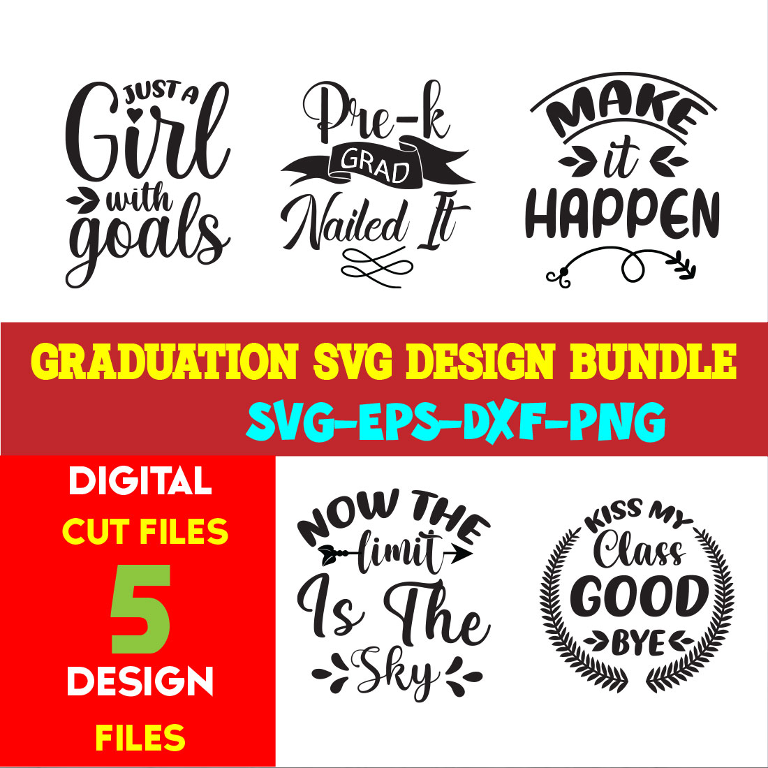 Graduation T-shirt Design Bundle Volume-05 cover image.