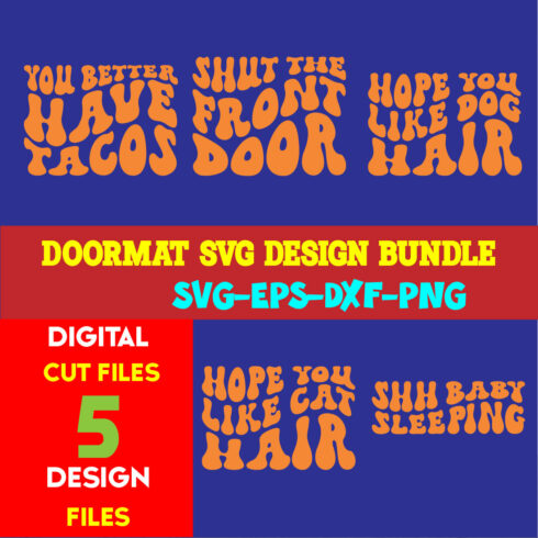 Doormat T-shirt Design Bundle Volume-02 cover image.