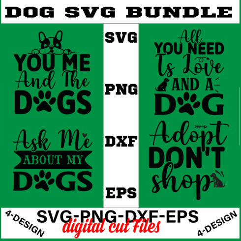 Dog Bundle SVG, Dog Mom Svg, Dog Lover Svg, Cricut Svg, Dog Quote, Funny Svg, Pet Mom Svg, Cut Files Volume-08 cover image.