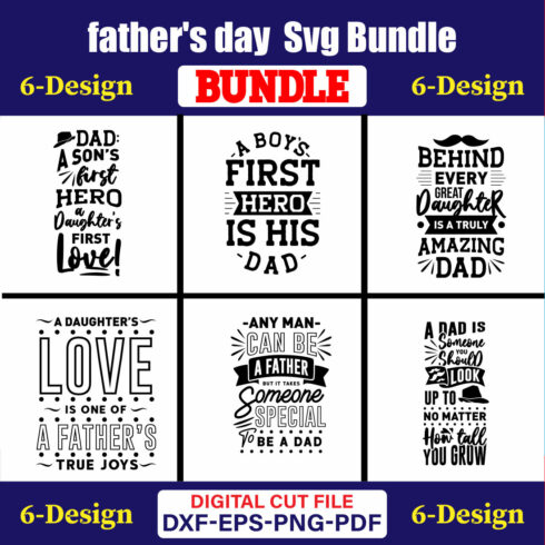Father's day T-shirt Design Bundle Vol-31 cover image.