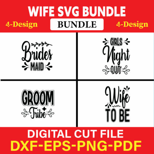 Wife T-shirt Design Bundle Vol-1 cover image.