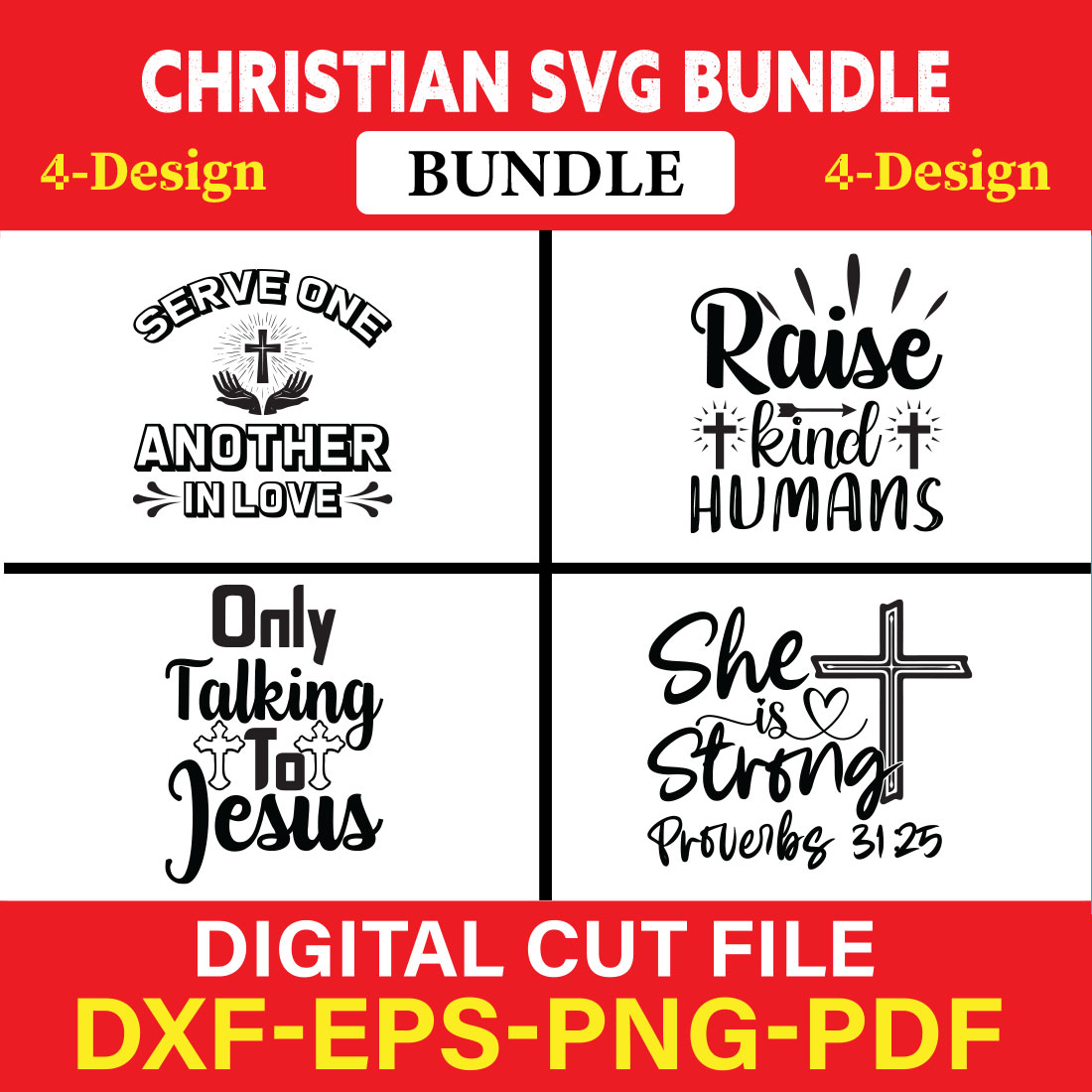 Christian T-shirt Design Bundle Vol-32 cover image.
