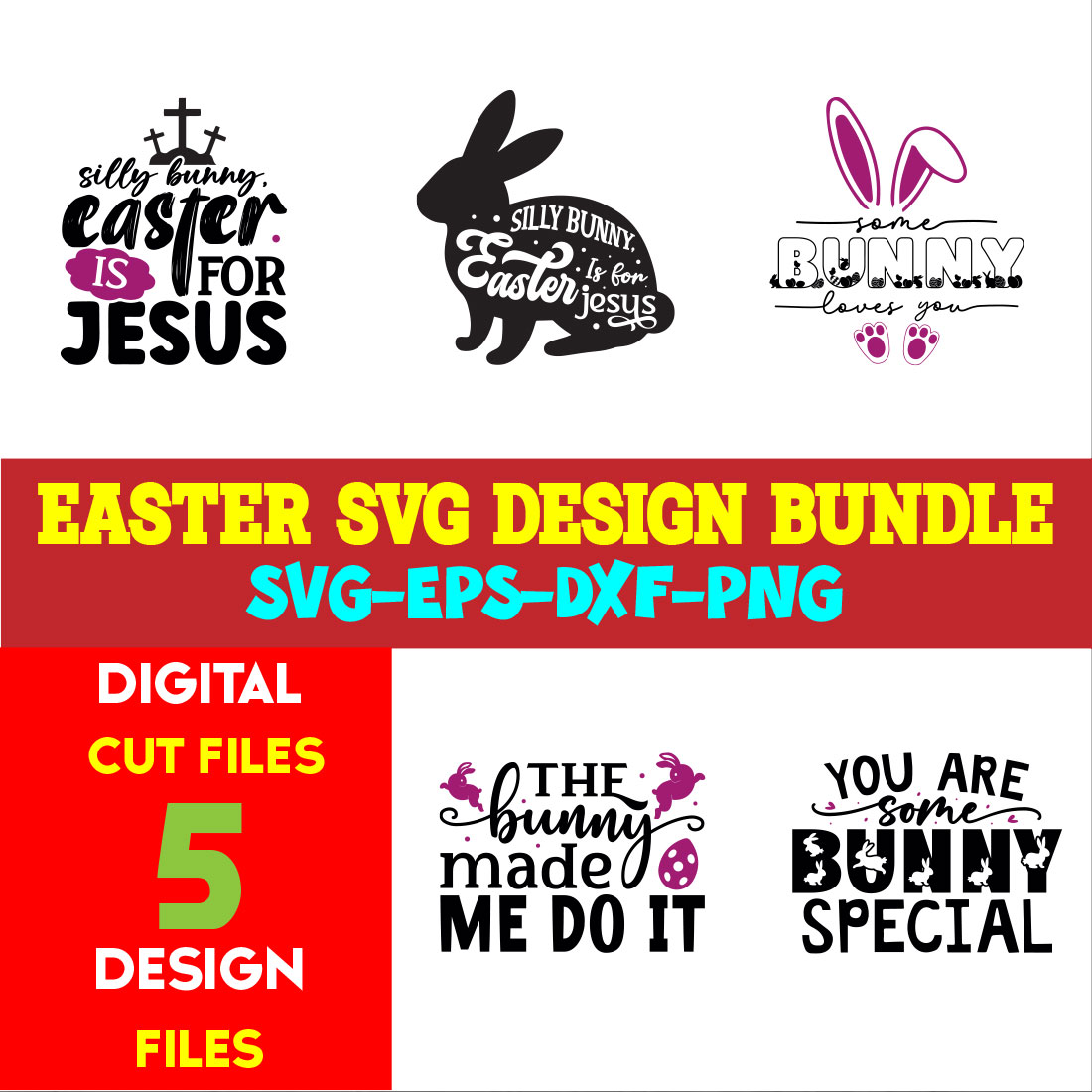 Easter T-shirt Design Bundle Volume-15 cover image.