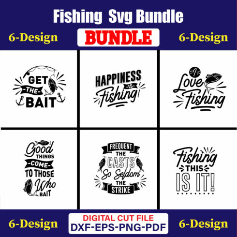 Fishing T-shirt Design Bundle Vol-16 cover image.