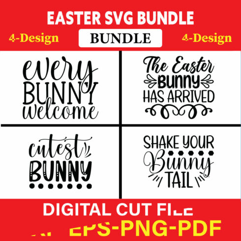 Easter T-shirt Design Bundle Vol-16 cover image.