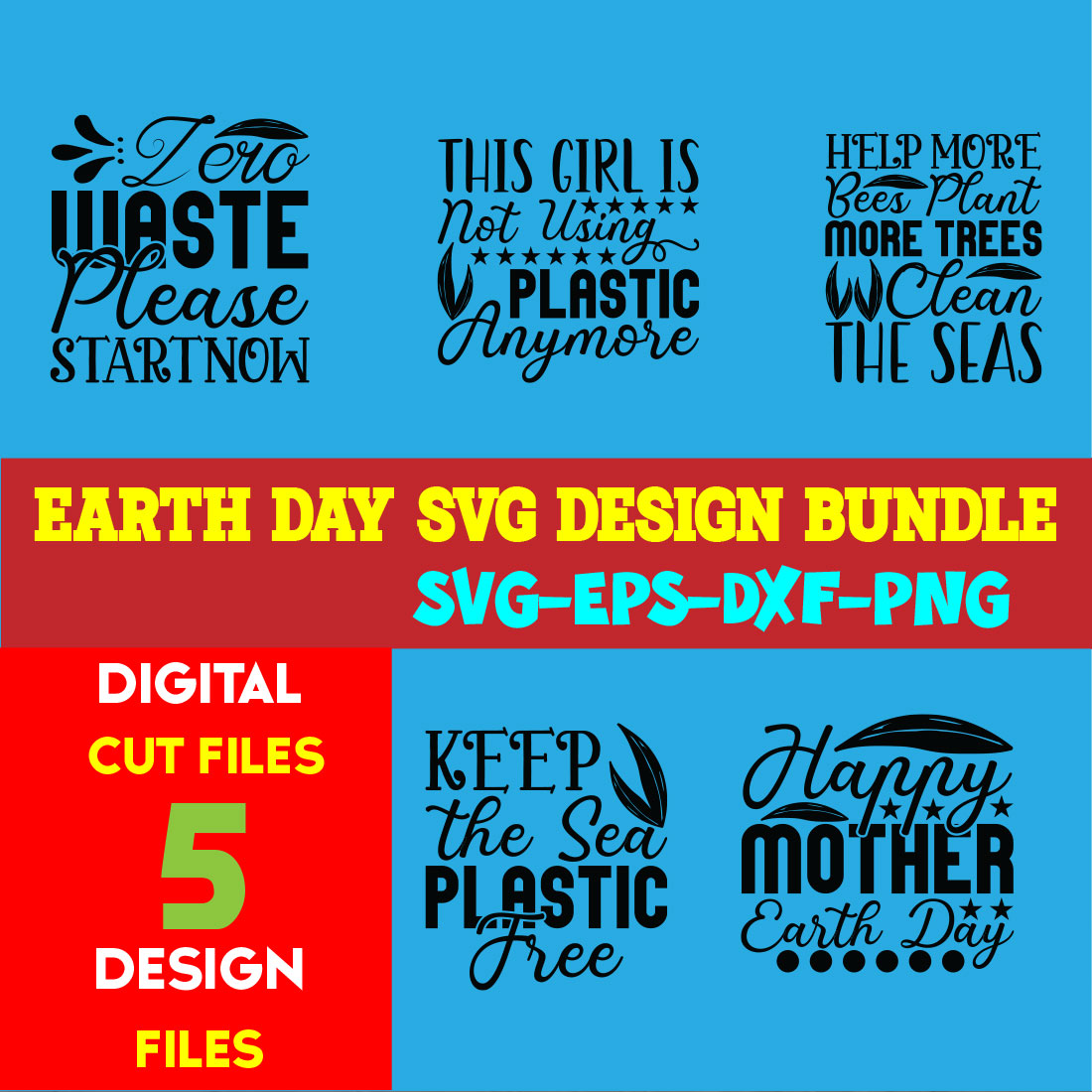 Earth Day T-shirt Design Bundle Volume-04 cover image.