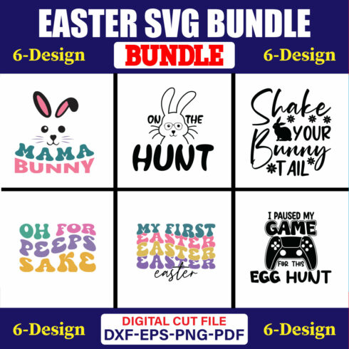 Easter SVG T-shirt Design Bundle Vol-33 cover image.