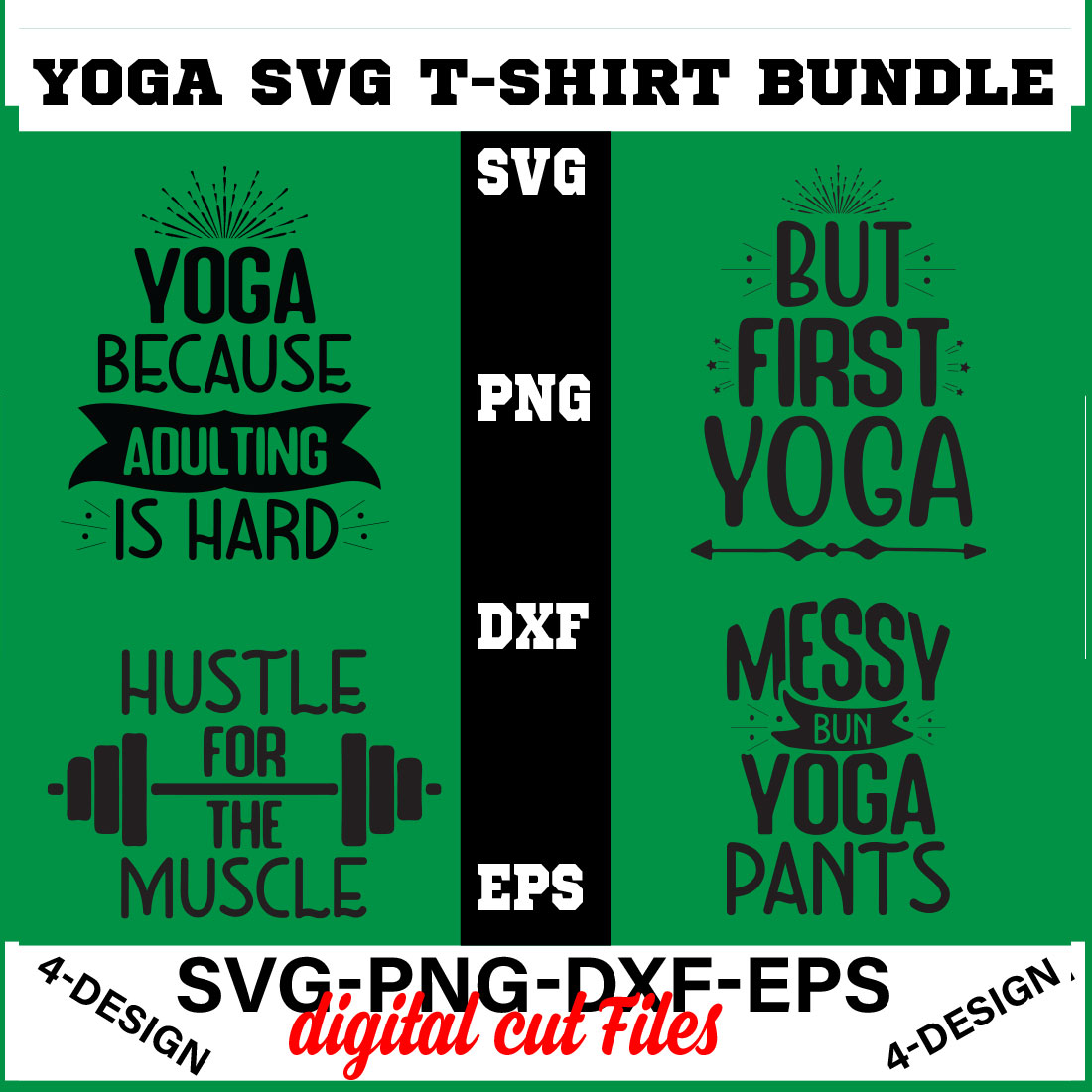 Yoga SVG Bundle - Namaste shirt SVG for Cricut - Good vibes Tee SVG bundle Volume-06 cover image.