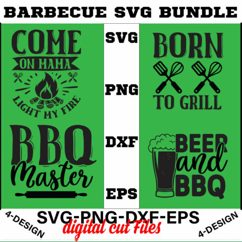 Barbecue SVG Bundle Vol-01 cover image.