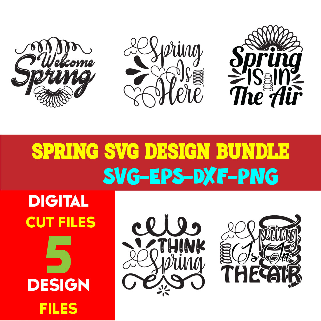 Spring T-shirt Design Bundle Volume-08 cover image.