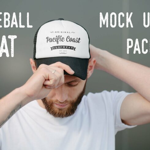 Baseball Hat Mock Up PACK 18 cover image.