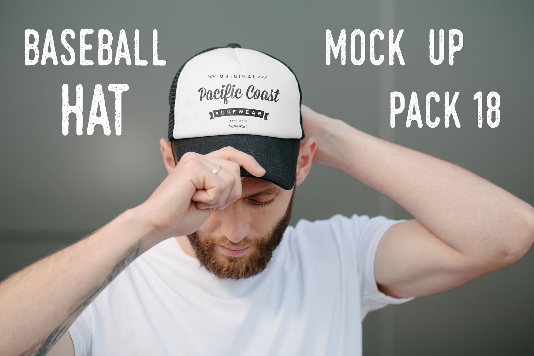 Baseball Hat Mock Up PACK 18 cover image.