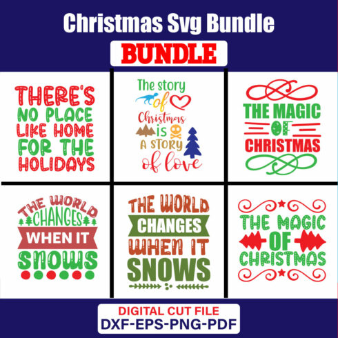 Christmas T-shirt Design Bundle Vol-78 cover image.