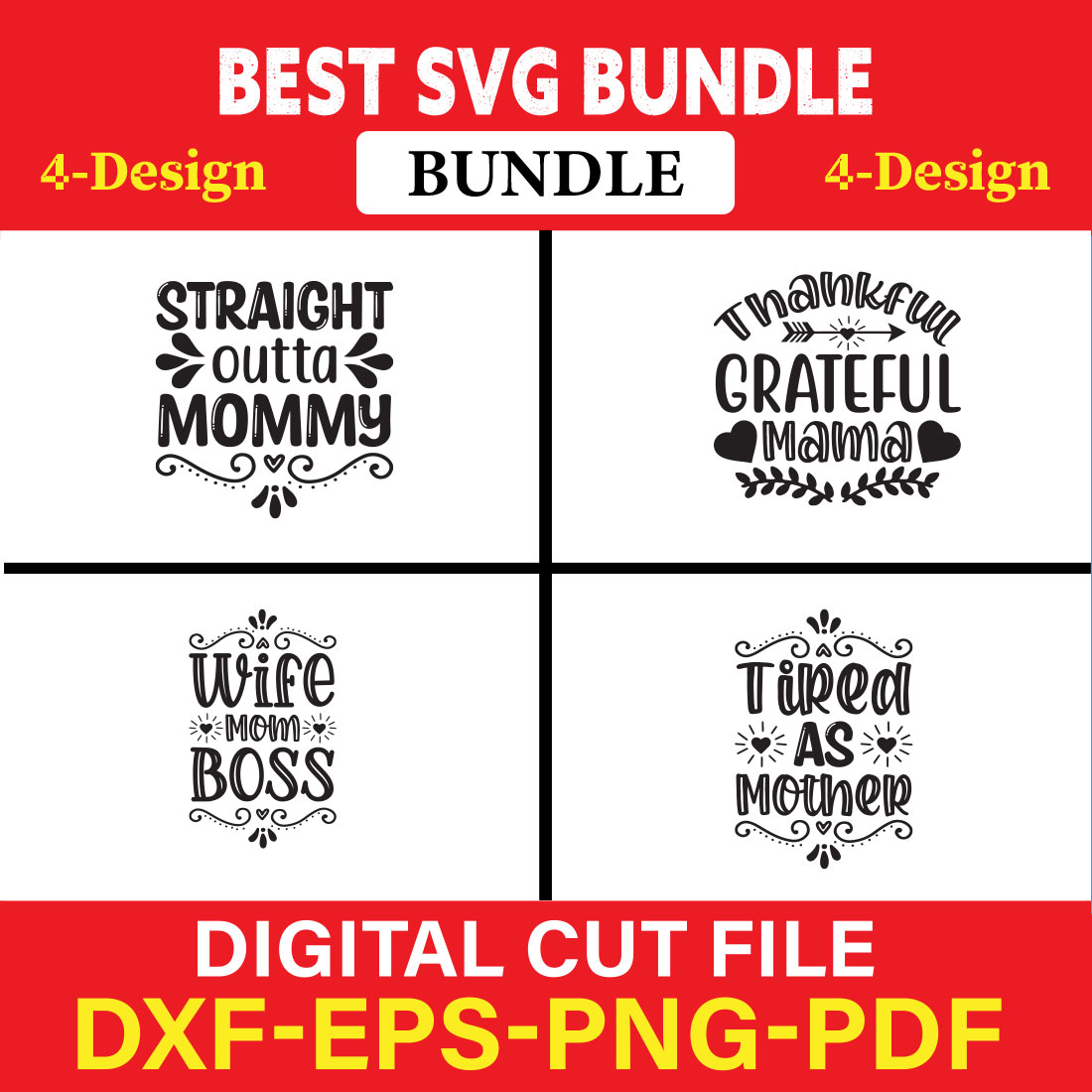 Best T-shirt Design Bundle Vol-5 cover image.