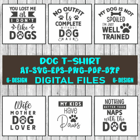 Dog T-shirt Design Bundle Vol-4 cover image.