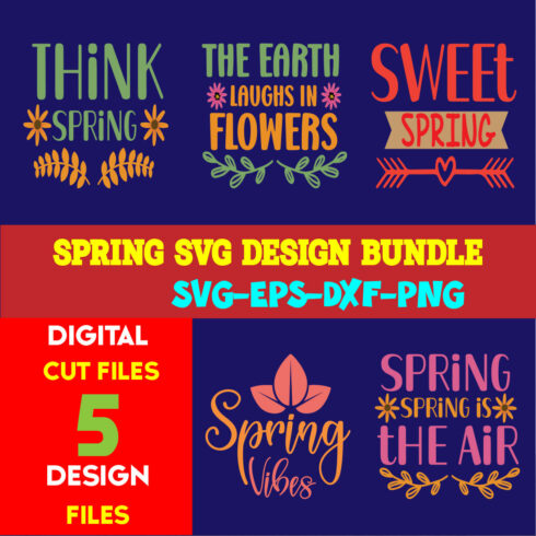 Spring T-shirt Design Bundle Volume-03 cover image.