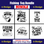 Fishing T-shirt Design Bundle Vol-15 - MasterBundles