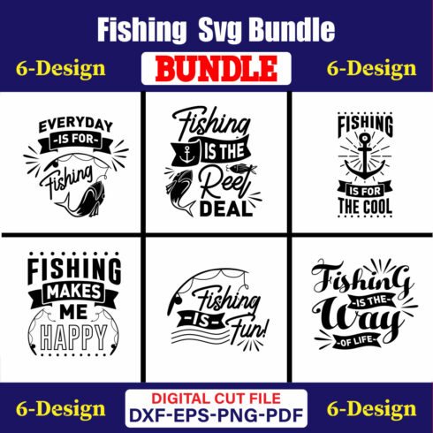 Fishing T-shirt Design Bundle Vol-15 cover image.