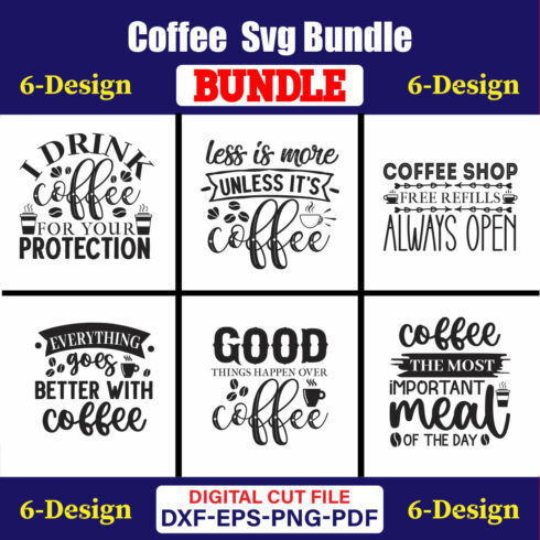 Coffee T-shirt Design Bundle Vol-14 cover image.