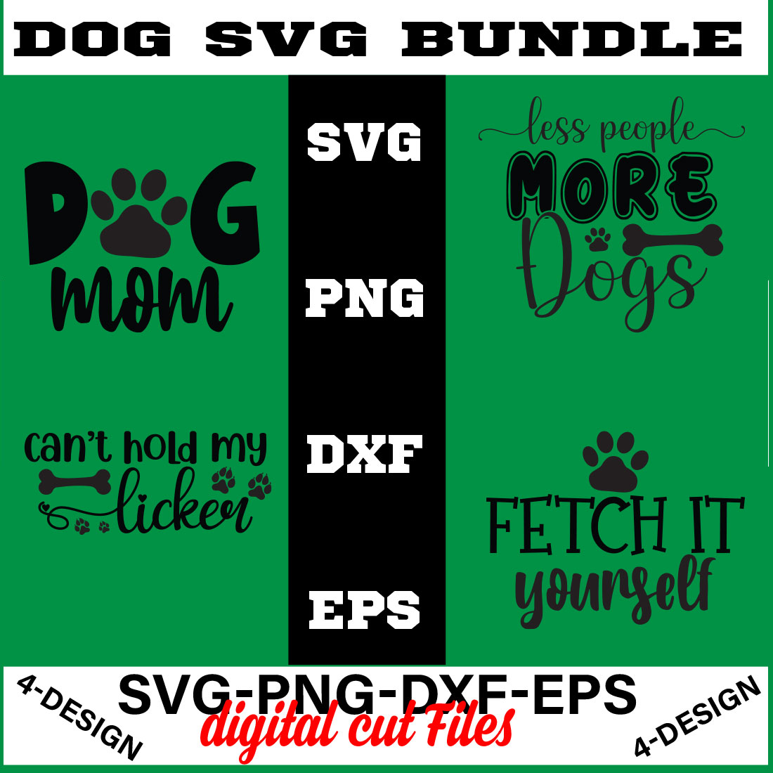 Dog Bundle SVG, Dog Mom Svg, Dog Lover Svg, Cricut Svg, Dog Quote, Funny Svg, Pet Mom Svg, Cut Files Volume-14 cover image.