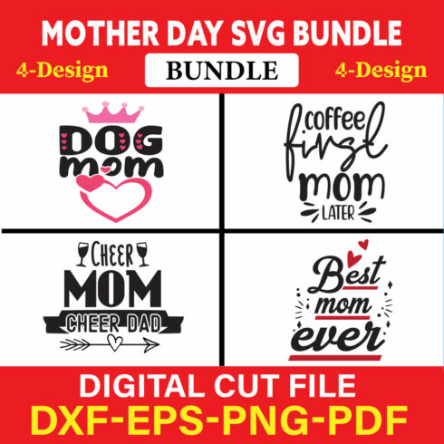 Mothers Day T-shirt Design Bundle Vol-35 cover image.